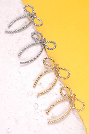 Rope Me In Bow Earring