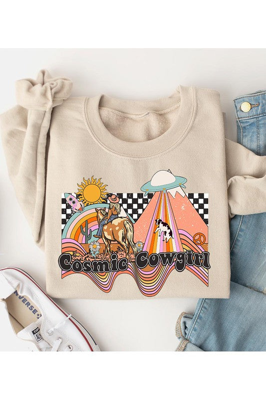 Cosmic Cowgirl Graphic Sweatshirt