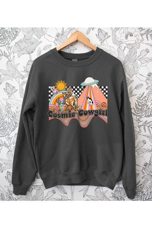 Cosmic Cowgirl Graphic Sweatshirt