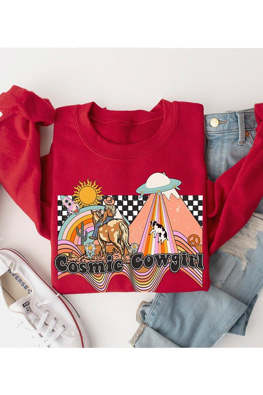 Cosmic Cowgirl Graphic Sweatshirt