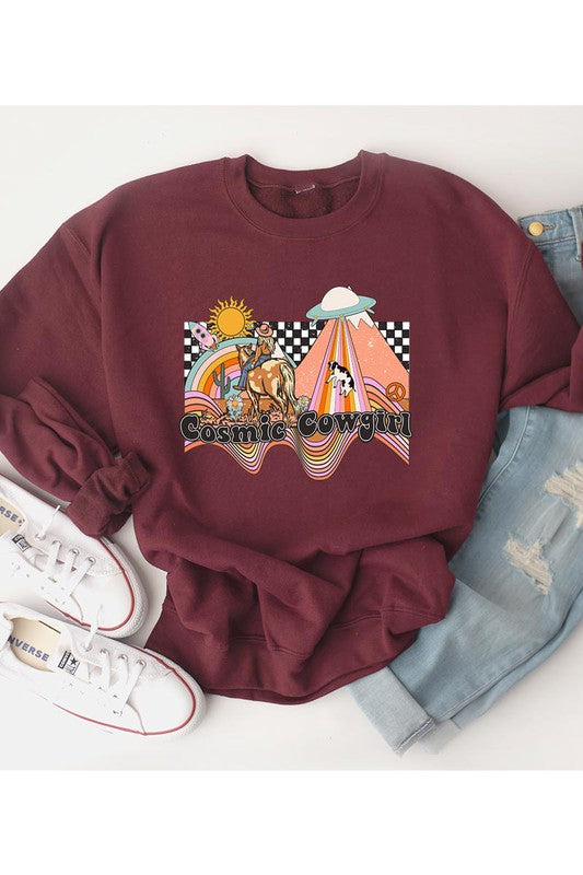 Cosmic Cowgirl Graphic Sweatshirt