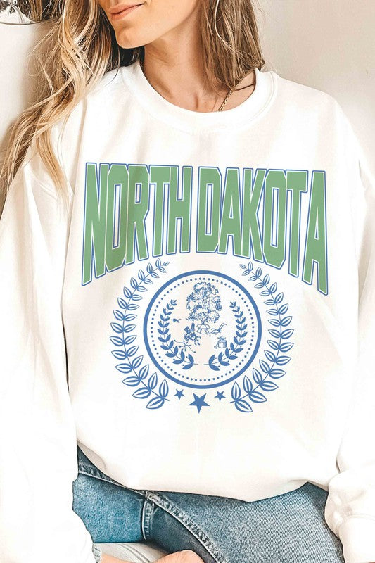 NORTH DAKOTA STATE WREATH Graphic Sweatshirt