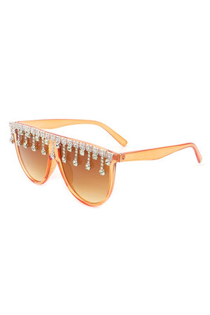 Let's Go Girls Rhinestone Fashion Sunglasses