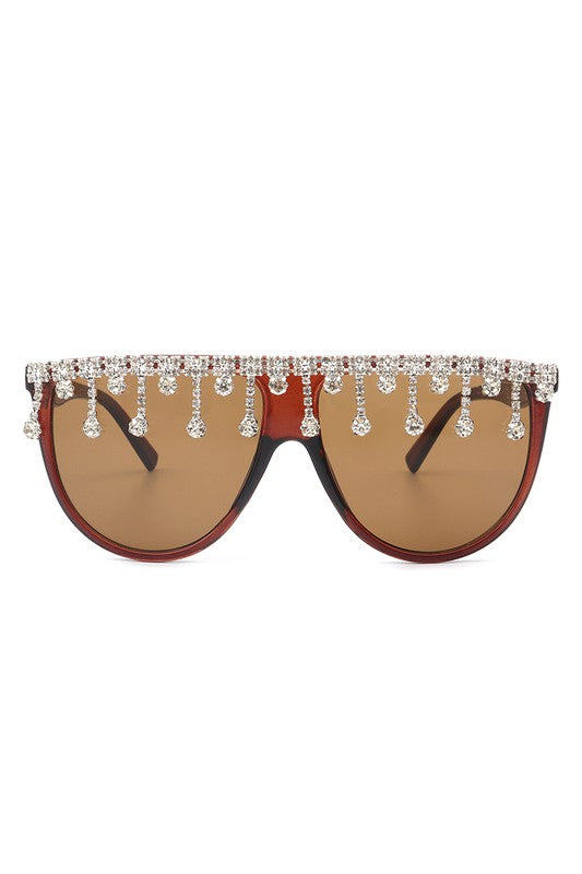 Let's Go Girls Rhinestone Fashion Sunglasses