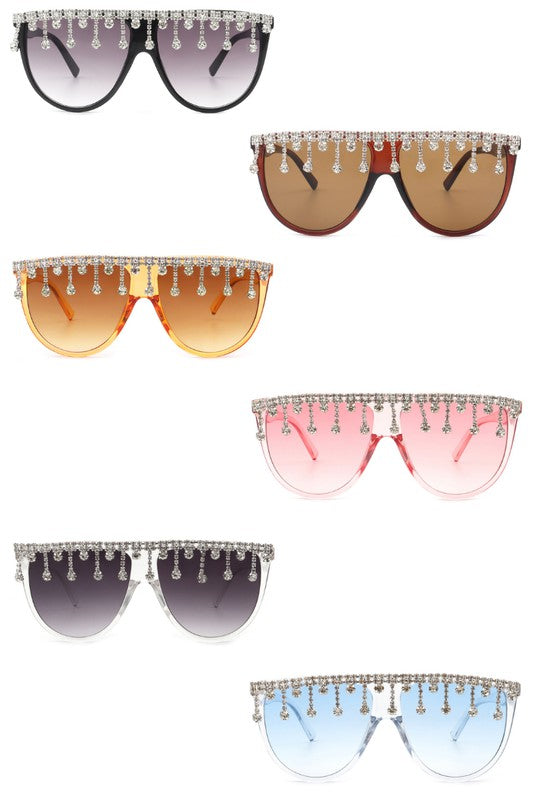 Let's Go Girls Rhinestone Fashion Sunglasses