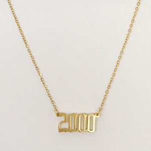 Birth Year Necklace