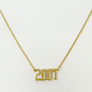 Birth Year Necklace