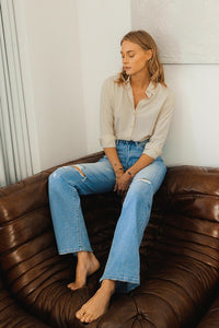 High Rise Vintage Flare Jeans