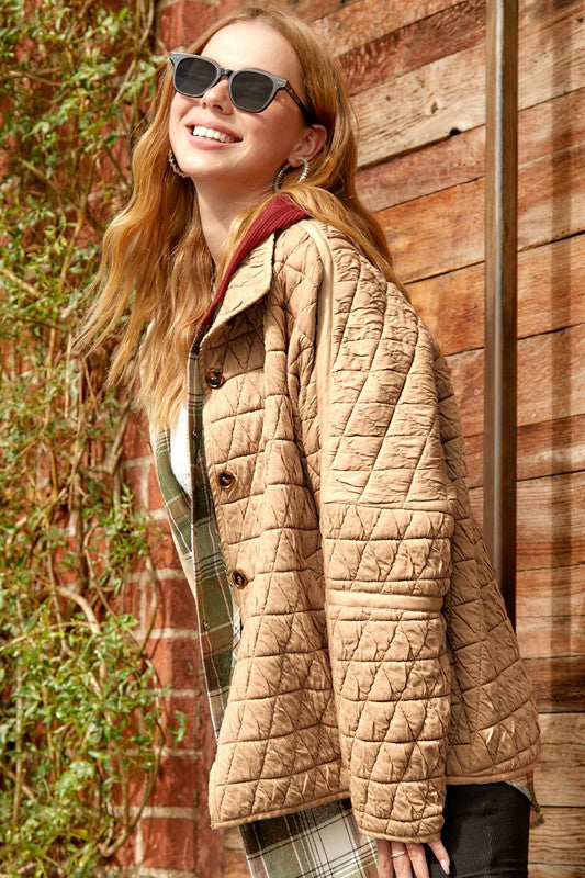 The One For Me  Quilted Jacket