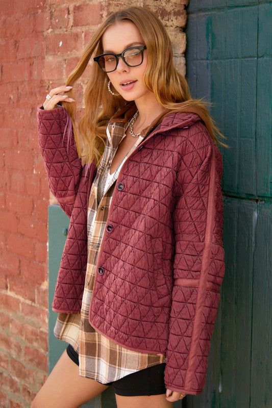 The One For Me  Quilted Jacket