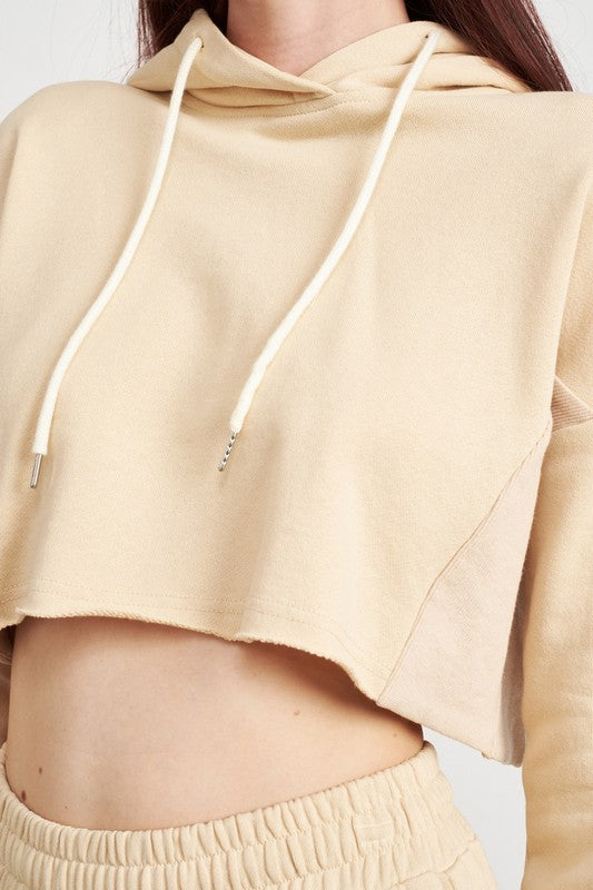 Lunch Date Cropped Hoodie