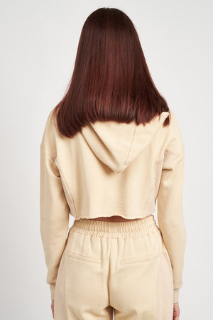 Lunch Date Cropped Hoodie