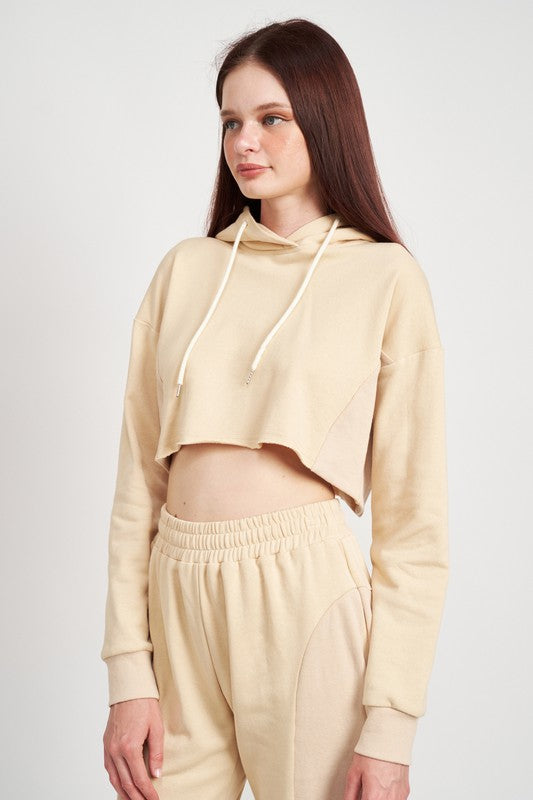 Lunch Date Cropped Hoodie