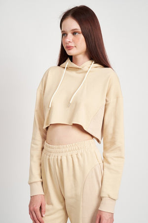 Lunch Date Cropped Hoodie