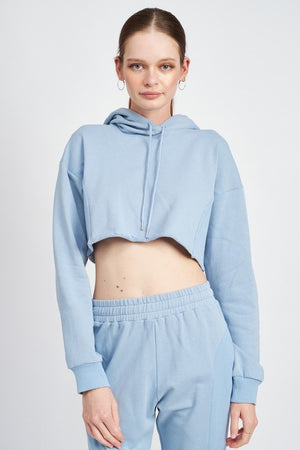 Lunch Date Cropped Hoodie