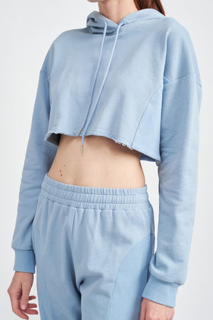 Lunch Date Cropped Hoodie