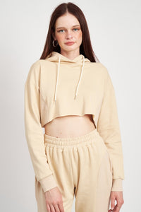 Lunch Date Cropped Hoodie