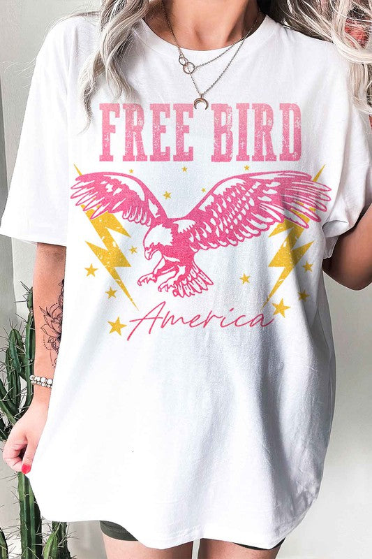 Free Bird America Graphic Tee in Plus