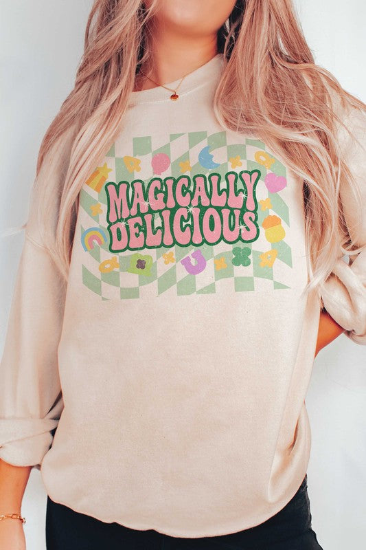 MAGICALLY DELICIOUS GRAPHIC SWEATSHIRT