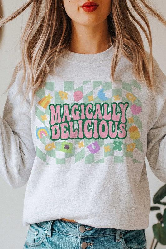 MAGICALLY DELICIOUS GRAPHIC SWEATSHIRT