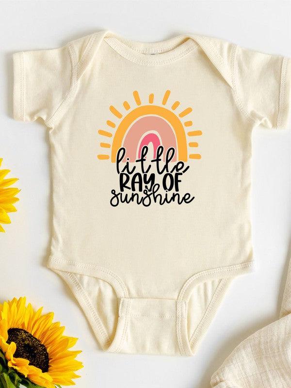 Blue - Girl Little Ray Of Sunshine Baby Onesie