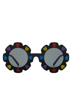 Children Junior Round Circle Heart Sunglasses