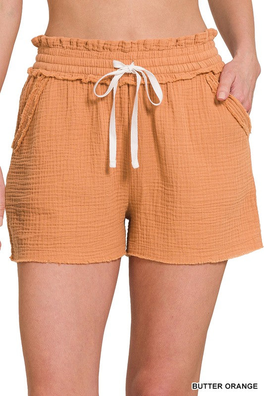 Comfy Era Drawstring Waist Shorts