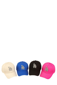 LA Rhinestone Baseball Hat