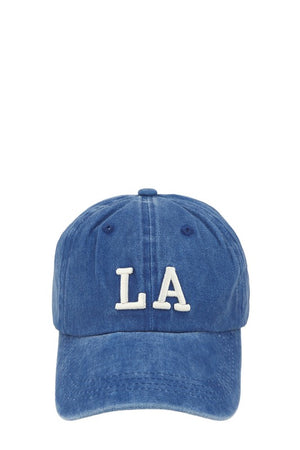 LA Acid Washed Baseball Cap