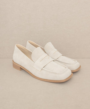 June - Square Toe Penny Loafers