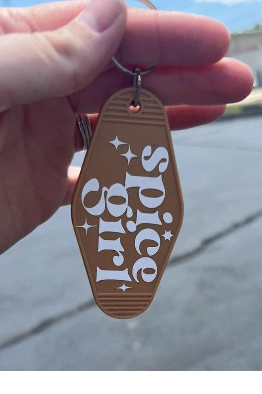 Spice Girl Motel Keychain