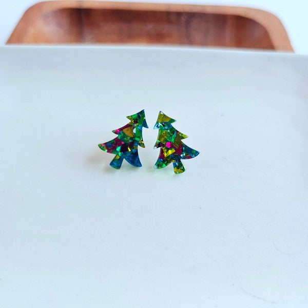 Oh Christmas Tree Studs