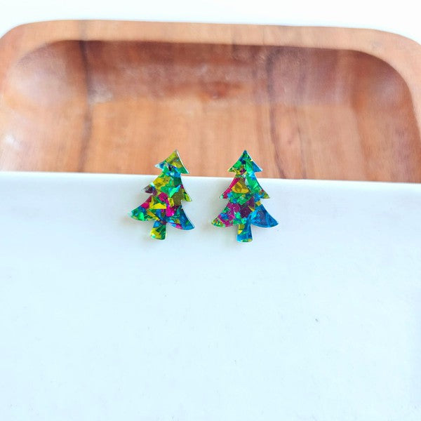 Oh Christmas Tree Studs