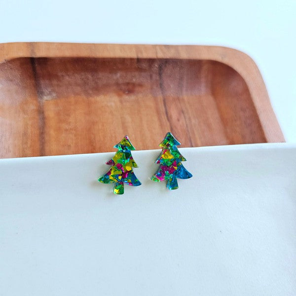 Oh Christmas Tree Studs