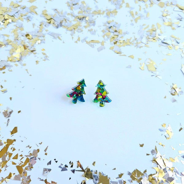 Oh Christmas Tree Studs