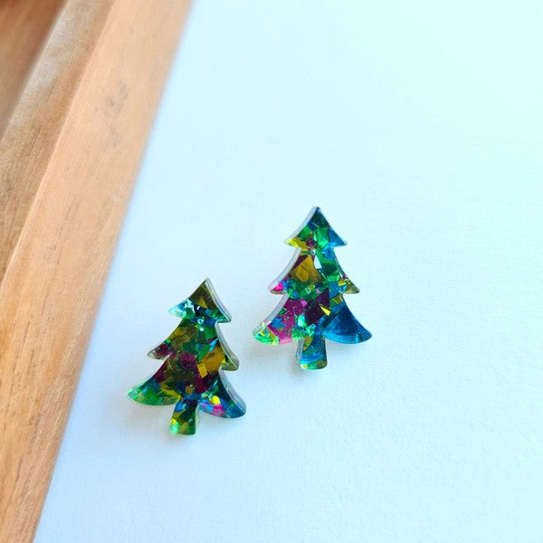 Oh Christmas Tree Studs