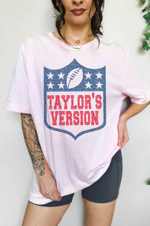 Taylor's Version FOOTBALL OVERSIZED GRAPHIC TEE