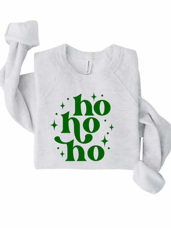 HO HO HO Graphic Premium Crew