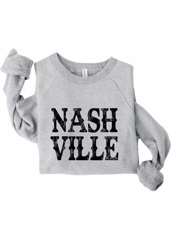 Nashville Graphic Crewneck Sweatshirt in Plus