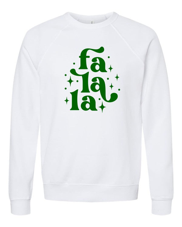 Fa La La Holiday Graphic Premium Crew