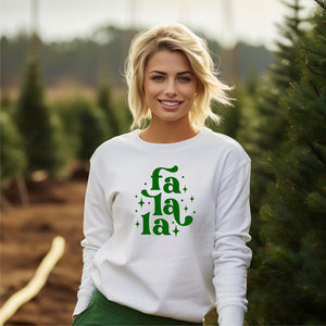 Fa La La Holiday Graphic Premium Crew