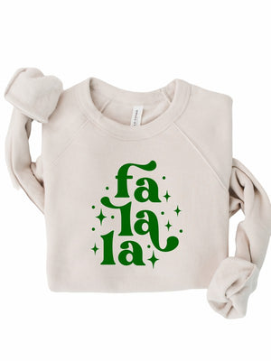 Fa La La Holiday Graphic Premium Crew