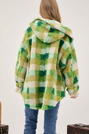 In The Forest Sherpa Plaid Jacket