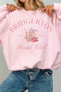 Bridgerton Social Club Oversized Sweatshirt