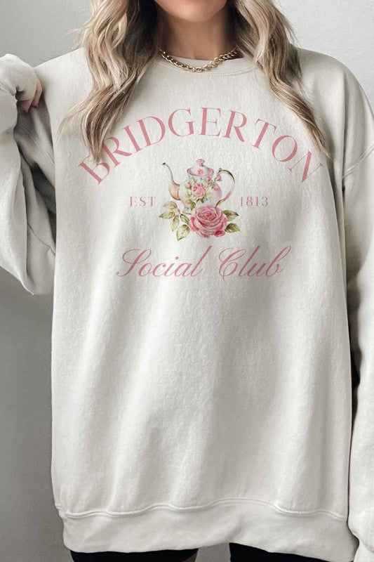 Bridgerton Social Club Oversized Sweatshirt