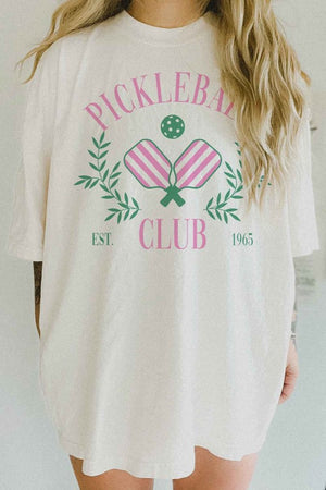 Pickleball Club Oversized Tee