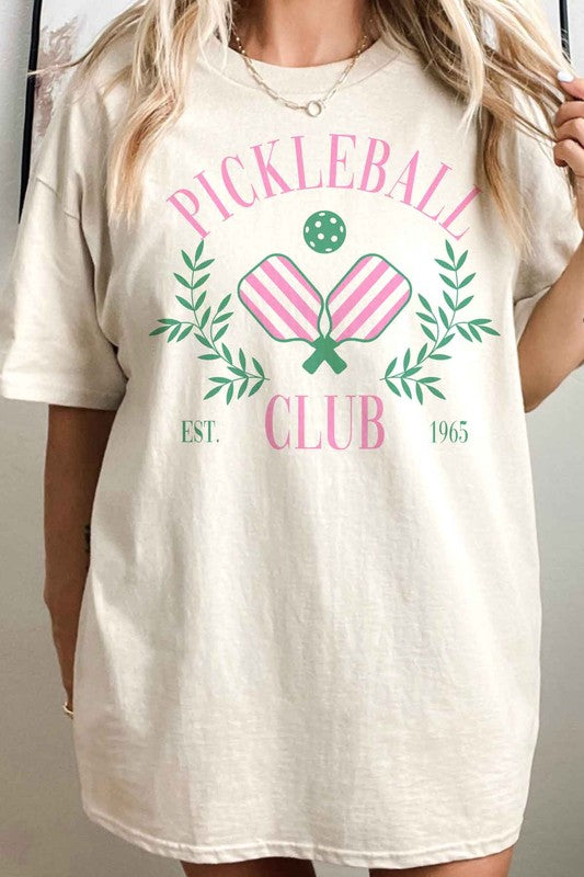 Pickleball Club Oversized Tee