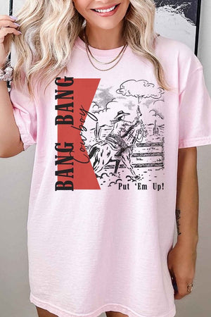 BANG BANG COWBOY PUT EM UP GRAPHIC TEE