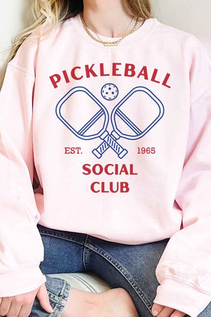 PICKLEBALL SOCIAL CLUB OVERSIZED SWEATSHIRT