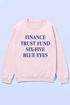 FINANCE TRUST FUND SIX FIVE OVERSIZED SWEATSHIRT